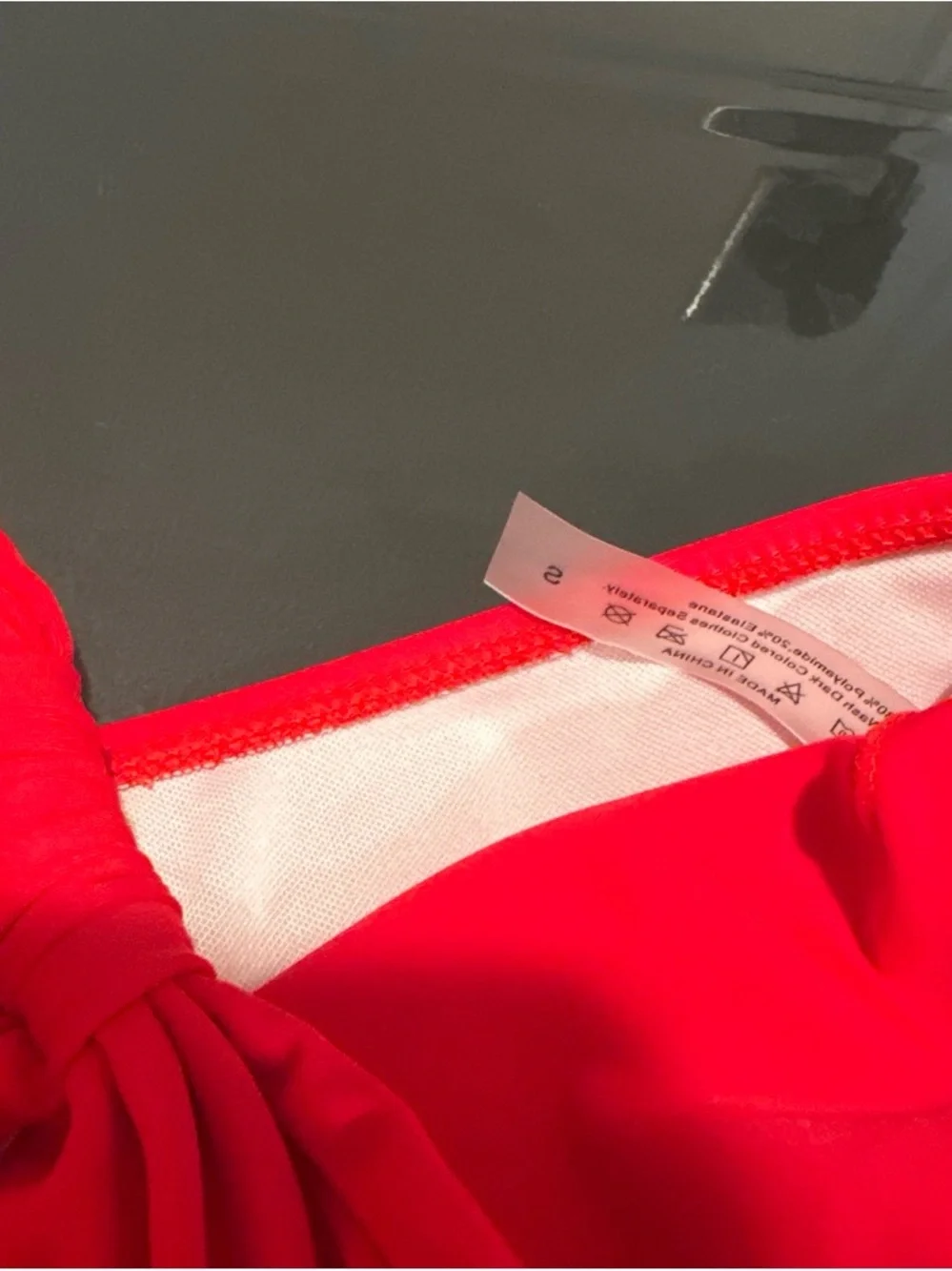 SHEIN Red Two-Piece Women's Bikini Set